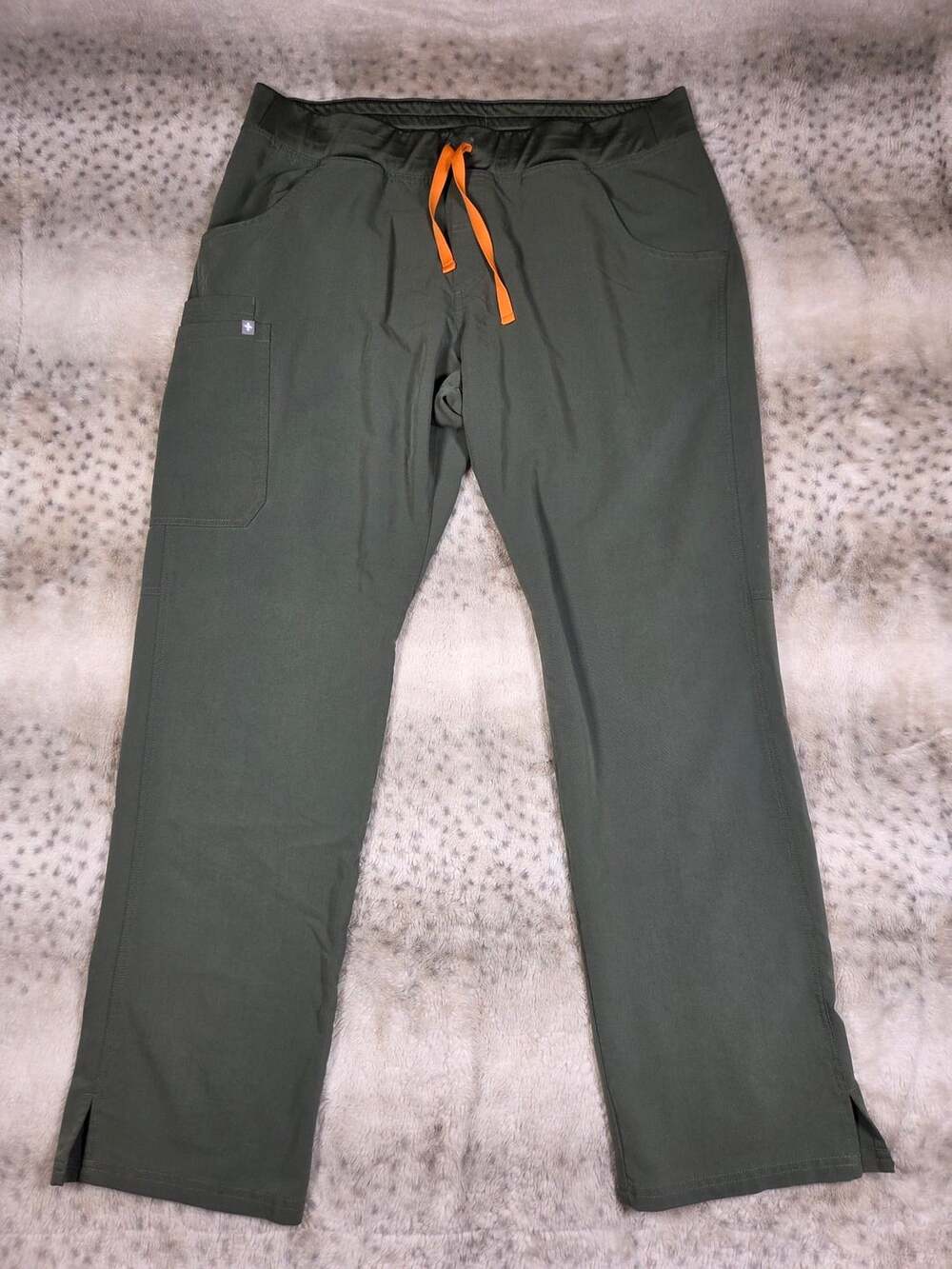 FIGS Kade Scrub Pants Technical Collection Olive Green Size XL Tall